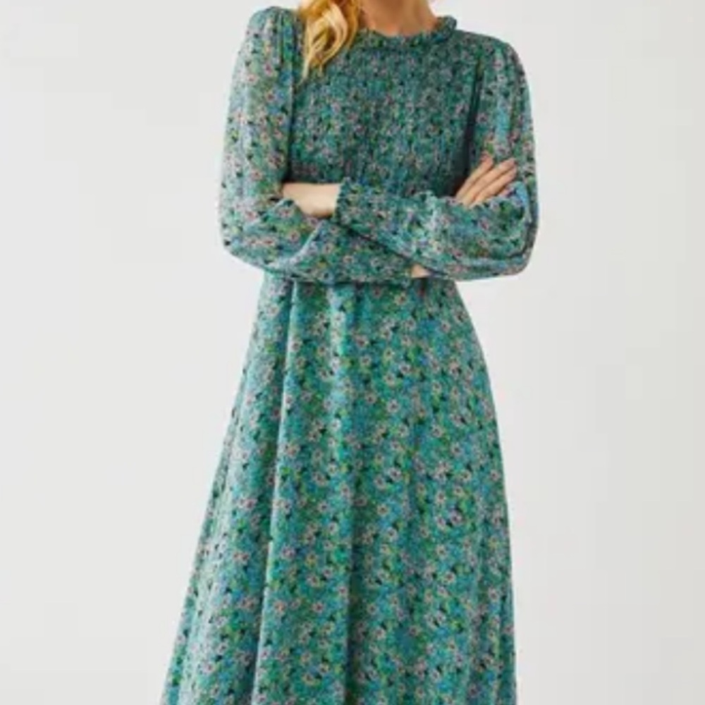 Ghost London Floral midi dress
